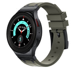 For Samsung Galaxy Watch 4 / 5 / 6 / Black Green
