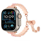 For Apple Watch Ultra 49mm / Pink White Rose Gold