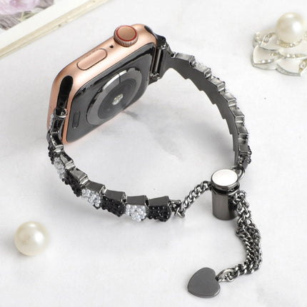 Shell Beads Chain Bracelet Metal Watch Band, For Apple Watch SE 40mm, For Apple Watch SE 44mm, For Apple Watch Series 6 40mm, For Apple Watch Series 6 44mm, For Apple Watch Series 5 44mm, For Apple Watch Series 5 40mm, For Apple Watch Series 4 44mm    ...