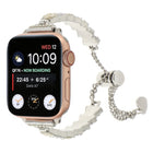 Shell Beads Chain Bracelet Metal Watch Band, For Apple Watch 42mm, For Apple Watch 38mm - DealBuddy