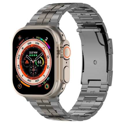 Tortoise Buckle Titanium Steel Watch Band, For Apple Watch SE 2023 44mm, For Apple Watch SE 2023 40mm, For Apple Watch Ultra 2 49mm, For Apple Watch Series 9 45mm, For Apple Watch Series 9 41mm, For Apple Watch Ultra 49mm, For Apple Watch Series 8 41mm... - DealBuddy