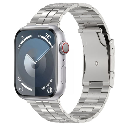 Tortoise Buckle Titanium Steel Watch Band, For Apple Watch SE 40mm, For Apple Watch SE 44mm, For Apple Watch Series 6 40mm, For Apple Watch Series 6 44mm, For Apple Watch Series 5 44mm, For Apple Watch Series 5 40mm, For Apple Watch Series 4 44mm      ... - DealBuddy