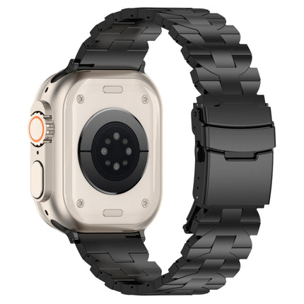 Butterfly Type Titanium Steel Watch Band, For Apple Watch 42mm, For Apple Watch 38mm - DealBuddy