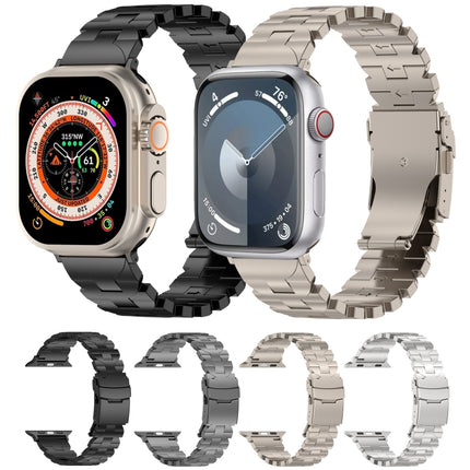 Butterfly Type Titanium Steel Watch Band, For Apple Watch 42mm, For Apple Watch 38mm - DealBuddy