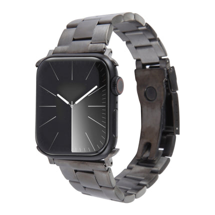 Three-Bead Stainless Steel Watch Band, For Apple Watch SE 2023 44mm, For Apple Watch SE 2023 40mm, For Apple Watch Ultra 2 49mm, For Apple Watch Series 9 45mm, For Apple Watch Series 9 41mm - DealBuddy