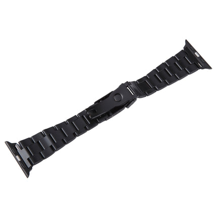 Three-Bead Stainless Steel Watch Band