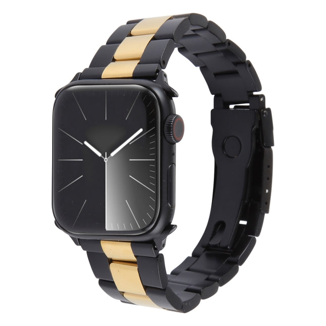 Three-Bead Stainless Steel Watch Band, For Apple Watch 38mm - DealBuddy
