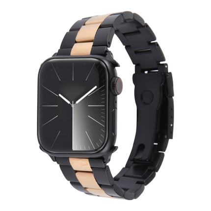 Three-Bead Stainless Steel Watch Band