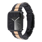 Three-Bead Stainless Steel Watch Band
