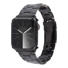 Three-Bead Stainless Steel Watch Band