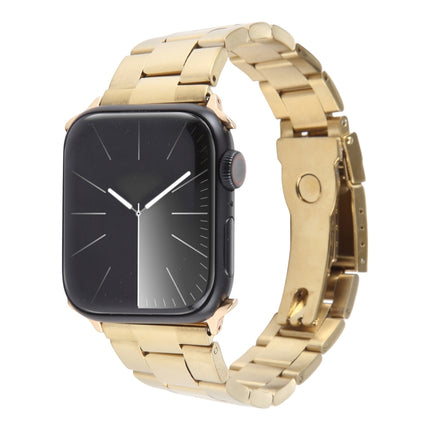 Three-Bead Stainless Steel Watch Band