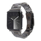 Three-Bead Stainless Steel Watch Band