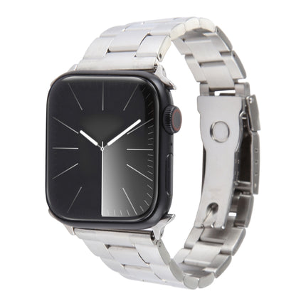Three-Bead Stainless Steel Watch Band, For Apple Watch 38mm - DealBuddy