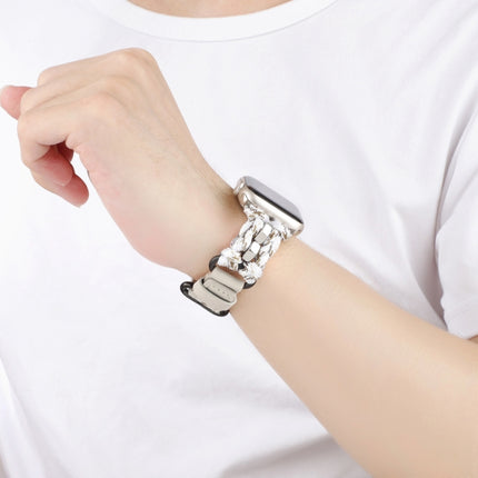 Paracord Genuine Leather Watch Band, For Apple Watch 42mm, For Apple Watch 38mm - DealBuddy