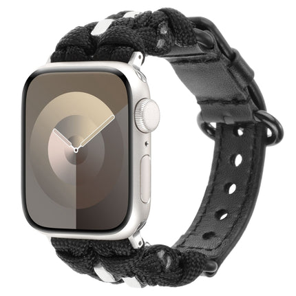 Paracord Genuine Leather Watch Band, For Apple Watch 42mm, For Apple Watch 38mm - DealBuddy