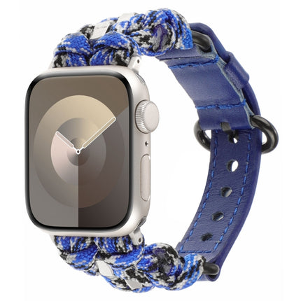 Paracord Genuine Leather Watch Band, For Apple Watch 42mm, For Apple Watch 38mm - DealBuddy