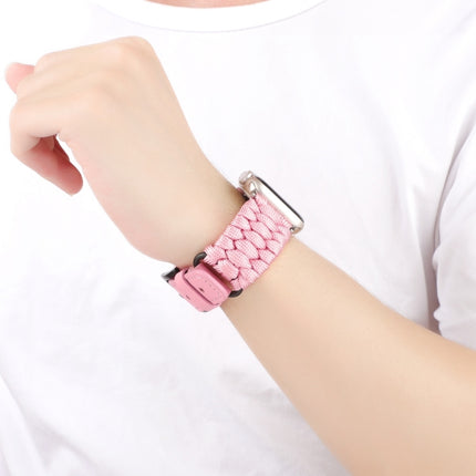 Plain Paracord Genuine Leather Watch Band, For Apple Watch 42mm, For Apple Watch 38mm - DealBuddy