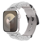 Plain Paracord Genuine Leather Watch Band