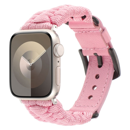 Plain Paracord Genuine Leather Watch Band, For Apple Watch 42mm, For Apple Watch 38mm - DealBuddy