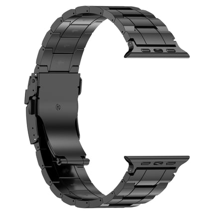 Safety Buckle Trapezoid Titanium Steel Watch Band, For Apple Watch SE 40mm, For Apple Watch SE 44mm, For Apple Watch Series 6 40mm, For Apple Watch Series 6 44mm, For Apple Watch Series 5 44mm, For Apple Watch Series 5 40mm, For Apple Watch Series 4 44... - DealBuddy