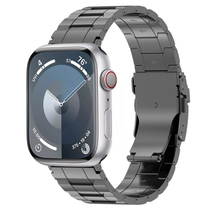 Safety Buckle Trapezoid Titanium Steel Watch Band, For Apple Watch 42mm, For Apple Watch 38mm - DealBuddy