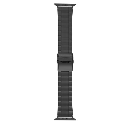 Safety Buckle Trapezoid Titanium Steel Watch Band, For Apple Watch 42mm, For Apple Watch 38mm - DealBuddy