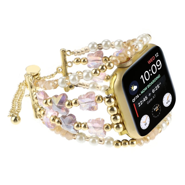 Butterfly Chain Bracelet Metal Watch Band