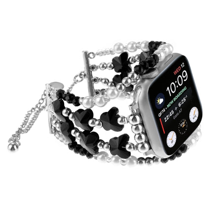 Butterfly Chain Bracelet Metal Watch Band, For Apple Watch Series 4 44mm, For Apple Watch Series 4 40mm, For Apple Watch Series 3 38mm, For Apple Watch Series 3 42mm, For Apple Watch Series 2 42mm, For Apple Watch Series 2 38mm, For Apple Watch 42mm   ... - DealBuddy