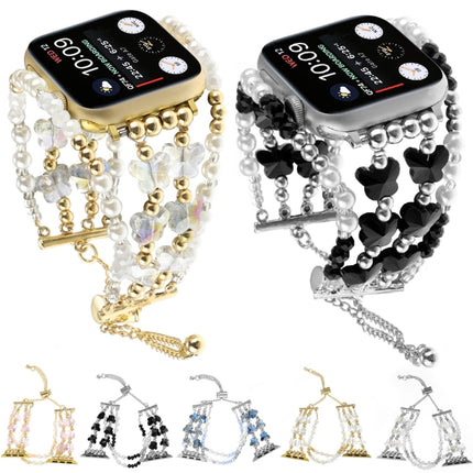Butterfly Chain Bracelet Metal Watch Band