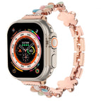 For Apple Watch Ultra 2 49mm / Rose Gold Colorful