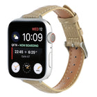 Slim Crocodile Leather Watch Band, For Apple Watch 42mm, For Apple Watch 38mm - DealBuddy