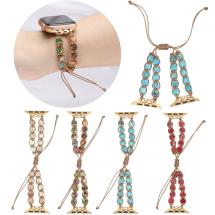 Heart Stones Drawstring Chain Watch Band, For Apple Watch 42mm, For Apple Watch 38mm - DealBuddy