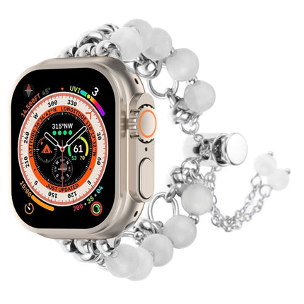 Pearl Chain Metal Bracelet Watch Band, For Apple Watch SE 2023 44mm, For Apple Watch SE 2023 40mm, For Apple Watch Ultra 2 49mm, For Apple Watch Series 9 45mm, For Apple Watch Series 9 41mm, For Apple Watch Ultra 49mm, For Apple Watch Series 8 41mm    ... - DealBuddy