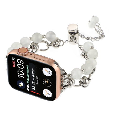 Pearl Chain Metal Bracelet Watch Band