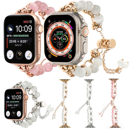 Pearl Chain Metal Bracelet Watch Band, For Apple Watch SE 2023 44mm, For Apple Watch SE 2023 40mm, For Apple Watch Ultra 2 49mm, For Apple Watch Series 9 45mm, For Apple Watch Series 9 41mm, For Apple Watch Ultra 49mm, For Apple Watch Series 8 41mm    ... - DealBuddy