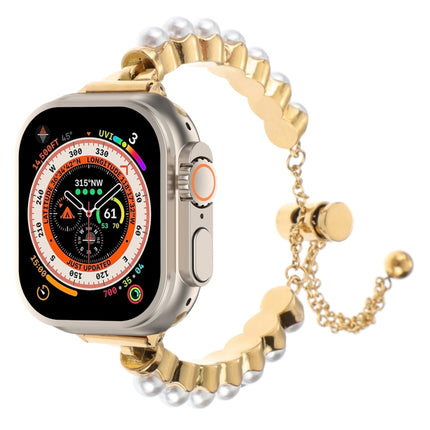 Pearl Bracelet Metal Watch Band, For Apple Watch SE 2023 44mm, For Apple Watch SE 2023 40mm, For Apple Watch Ultra 2 49mm, For Apple Watch Series 9 45mm, For Apple Watch Series 9 41mm, For Apple Watch Ultra 49mm, For Apple Watch Series 8 41mm          ... - DealBuddy