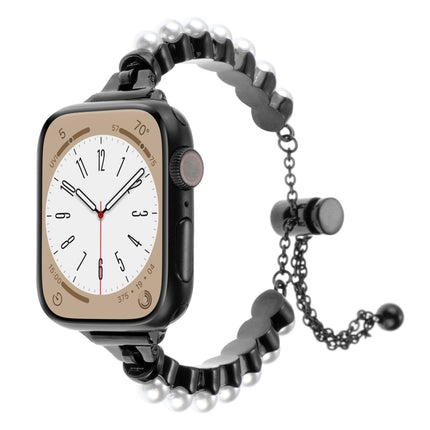Pearl Bracelet Metal Watch Band