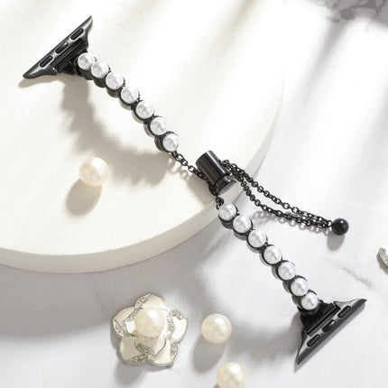 Pearl Bracelet Metal Watch Band
