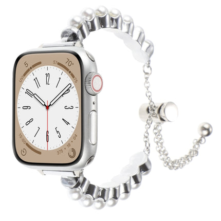 Pearl Bracelet Metal Watch Band