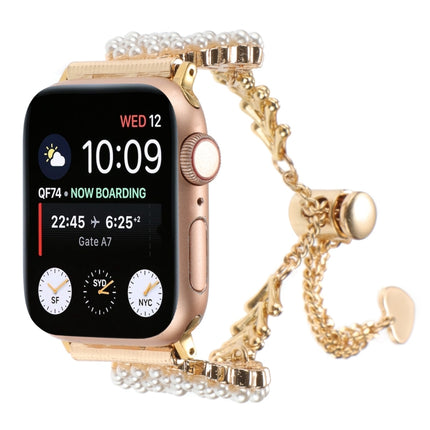 Pearl Round Zinc Alloy Chain Metal Watch Band