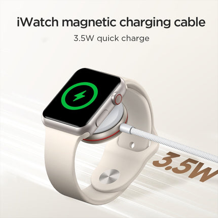JOYROOM S-IW011 3.5W Magnetic Wireless Charger For Apple Watch Series, Length: 1.2m