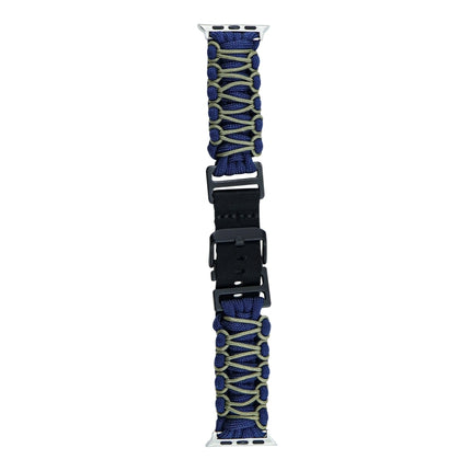 Dual-layer Braided Paracord Buckle Watch Band, For Apple Watch Series 4 44mm, For Apple Watch Series 4 40mm, For Apple Watch Series 3 38mm, For Apple Watch Series 3 42mm, For Apple Watch Series 2 42mm, For Apple Watch Series 2 38mm, For Apple Watch 42m... - DealBuddy