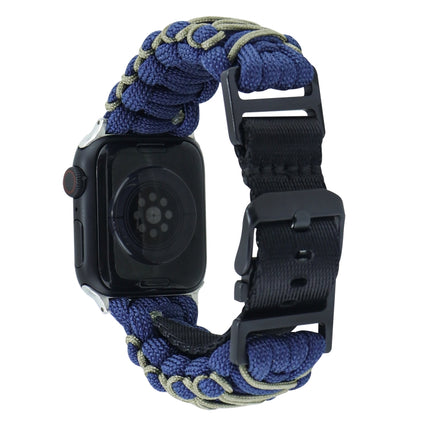 Dual-layer Braided Paracord Buckle Watch Band