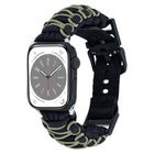 Dual-layer Braided Paracord Buckle Watch Band