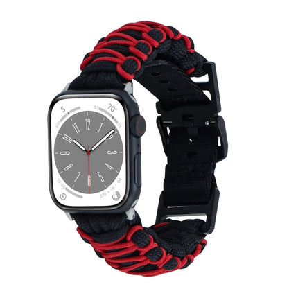 Dual-layer Braided Paracord Buckle Watch Band, For Apple Watch Series 4 44mm, For Apple Watch Series 4 40mm, For Apple Watch Series 3 38mm, For Apple Watch Series 3 42mm, For Apple Watch Series 2 42mm, For Apple Watch Series 2 38mm, For Apple Watch 42m... - DealBuddy