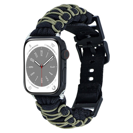 Dual-layer Braided Paracord Buckle Watch Band