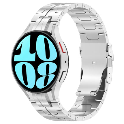 Button Style Stainless Steel Watch Band