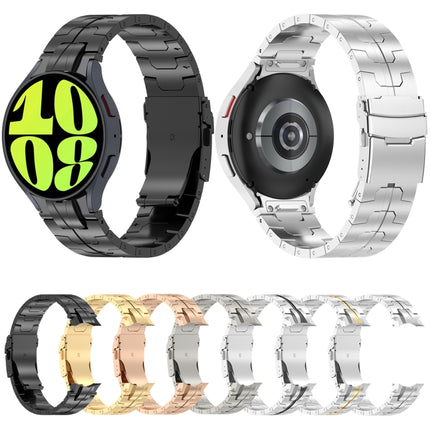 Button Style Stainless Steel Watch Band