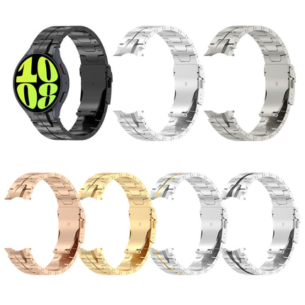 Button Style Stainless Steel Watch Band