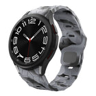 Football Pattern Reverse Buckle Silicone Watch Band, For Samsung Galaxy Watch 6 / 6 Classic - DealBuddy